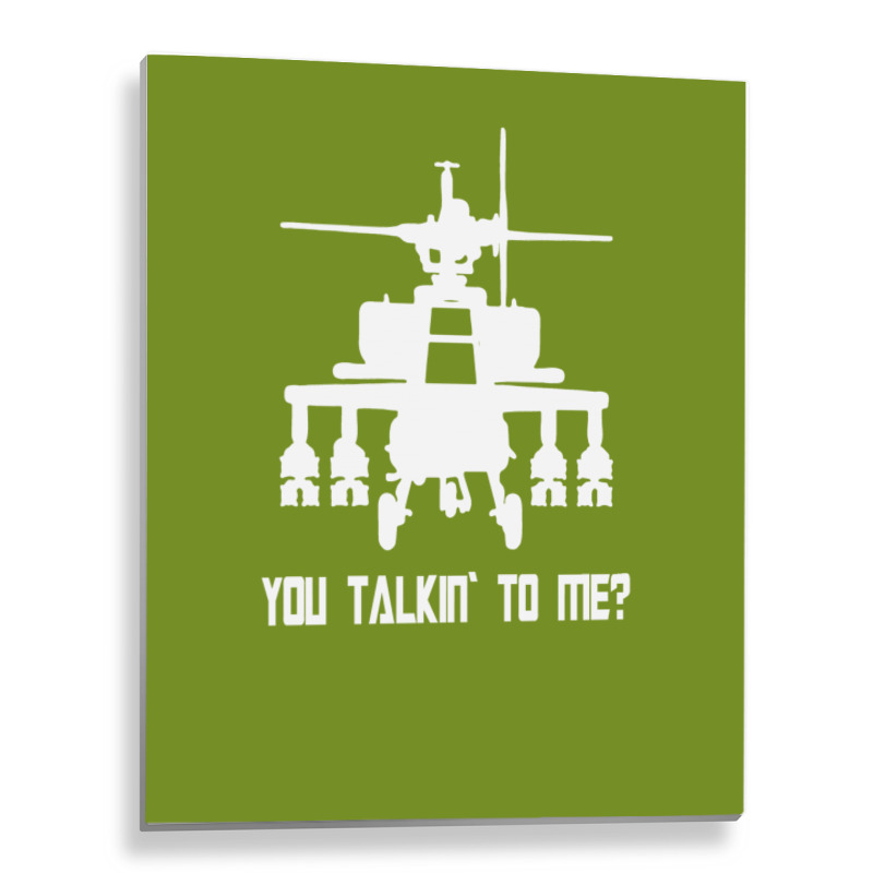 Helicopter T Shirt Funny Taxi Driver Metal Print Vertical | Artistshot