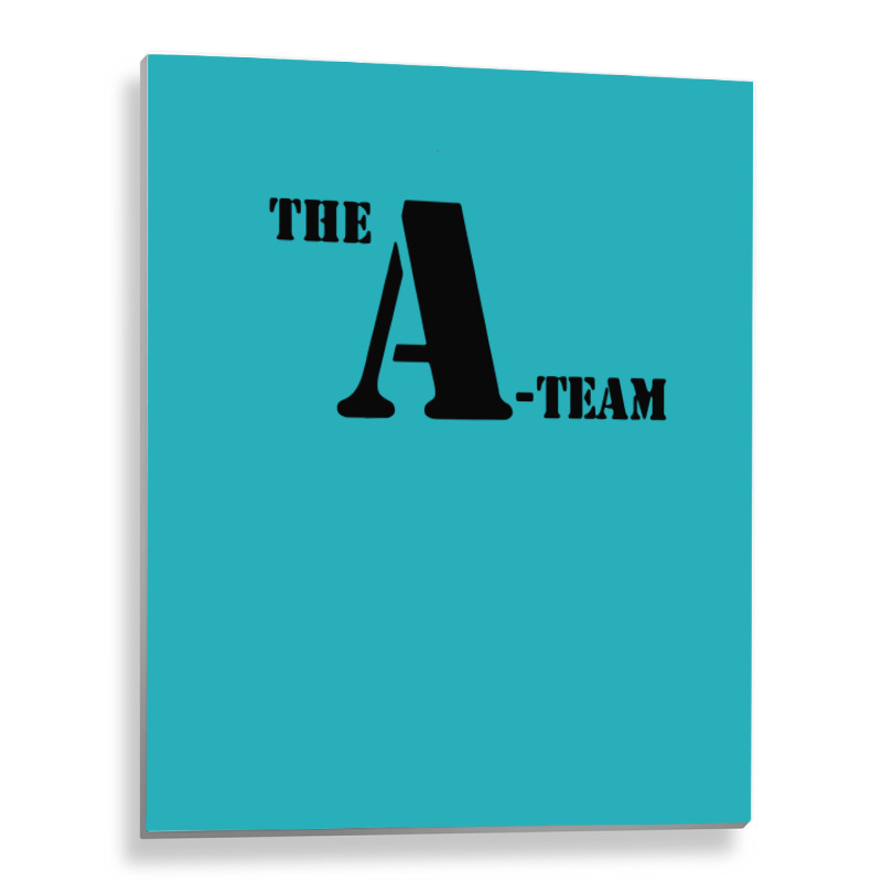 The A Team Stencil Tshirt Metal Print Vertical | Artistshot