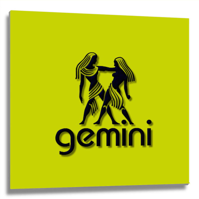 Gemini Metal Print Square | Artistshot