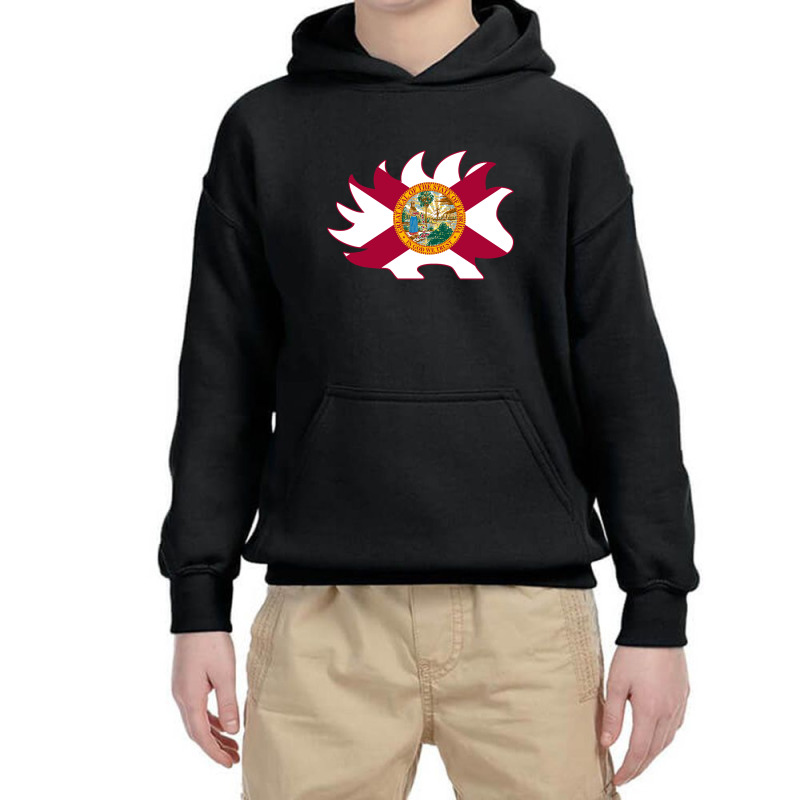 Florida Porcupine Youth Hoodie by Quick Scully | Artistshot