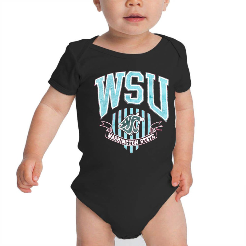 Wsu Cougars, Wsu, Cougars, Wsu Cougar, Wsu Cougarsv Vintage, Wsu Couga Baby Bodysuit by SHOPPERW2 | Artistshot