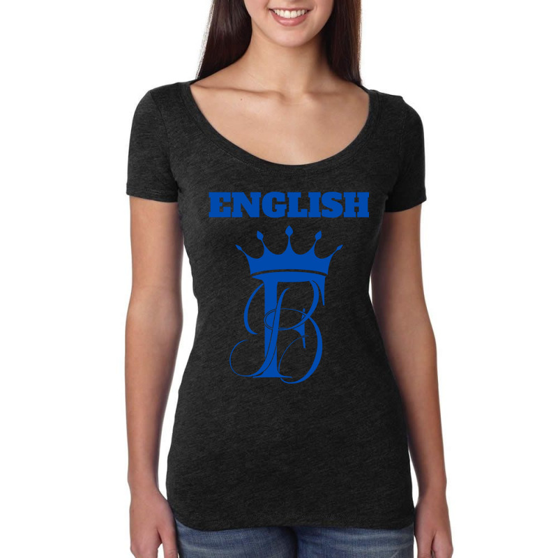 English Bf  I Love My English Boyfriend Women's Triblend Scoop T-shirt by cm-arts | Artistshot