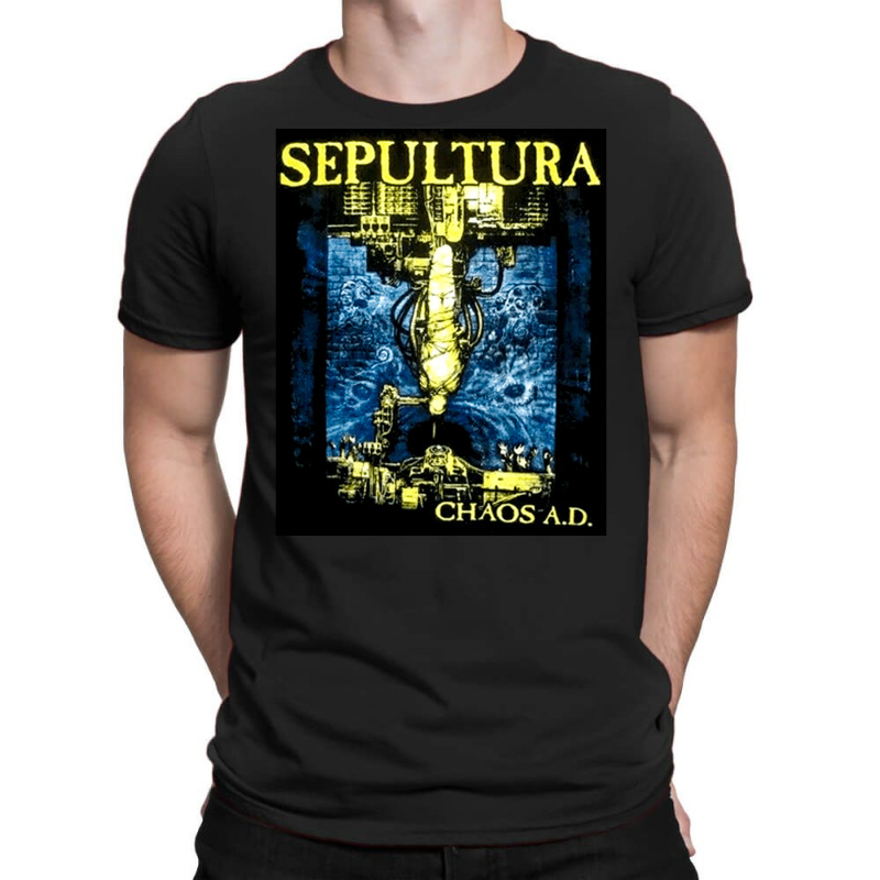 Sepultura Chaos Ad, Sepultura, Chaos, Ad, Sepultura Chaos Ads, Sepultu T-shirt | Artistshot