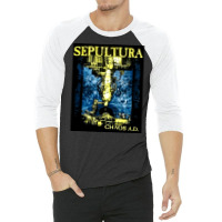 Sepultura Chaos Ad, Sepultura, Chaos, Ad, Sepultura Chaos Ads, Sepultu 3/4 Sleeve Shirt | Artistshot