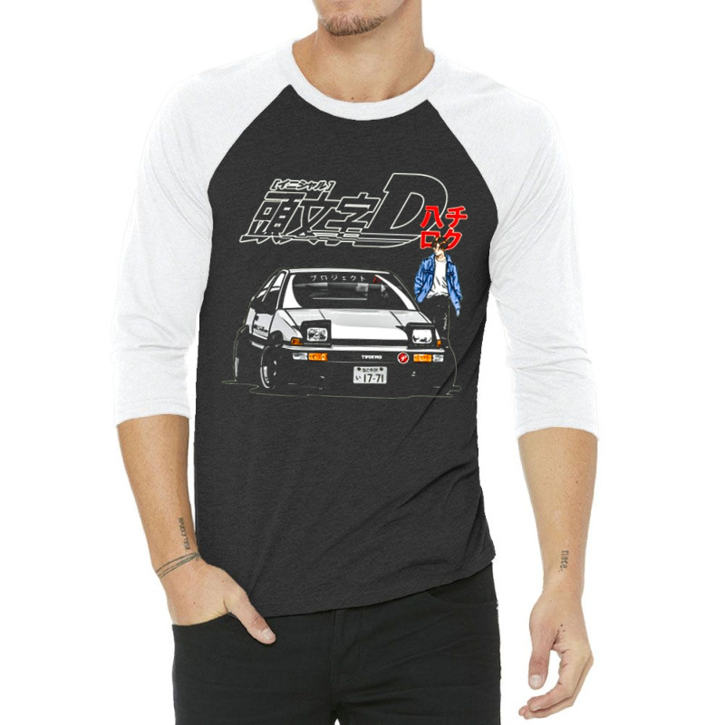 Initial D Trueno Ae86 Jdm, Initial, D Trueno, Ae86 Jdm, Initial D True 3/4 Sleeve Shirt by SHOPETHISTR | Artistshot