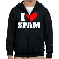 I Heart Love Spam Canned Cooked Pork Food Spam Tank Top Youth Zipper Hoodie | Artistshot