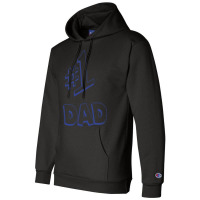 Number 1 Dad Champion Hoodie | Artistshot