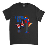 I Love My English Bf Classic T-shirt | Artistshot