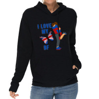 I Love My English Bf Lightweight Hoodie | Artistshot