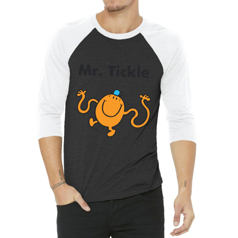 Get Here Men_s Unique Print With Mr. Tickle Cool Short Sleeve Raglan T 3/4 Sleeve Shirt by cm-arts | Artistshot