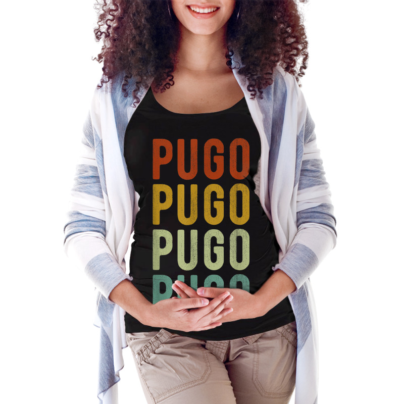 Pugo City Philippines Retro Maternity Scoop Neck T-shirt by Fashonus | Artistshot