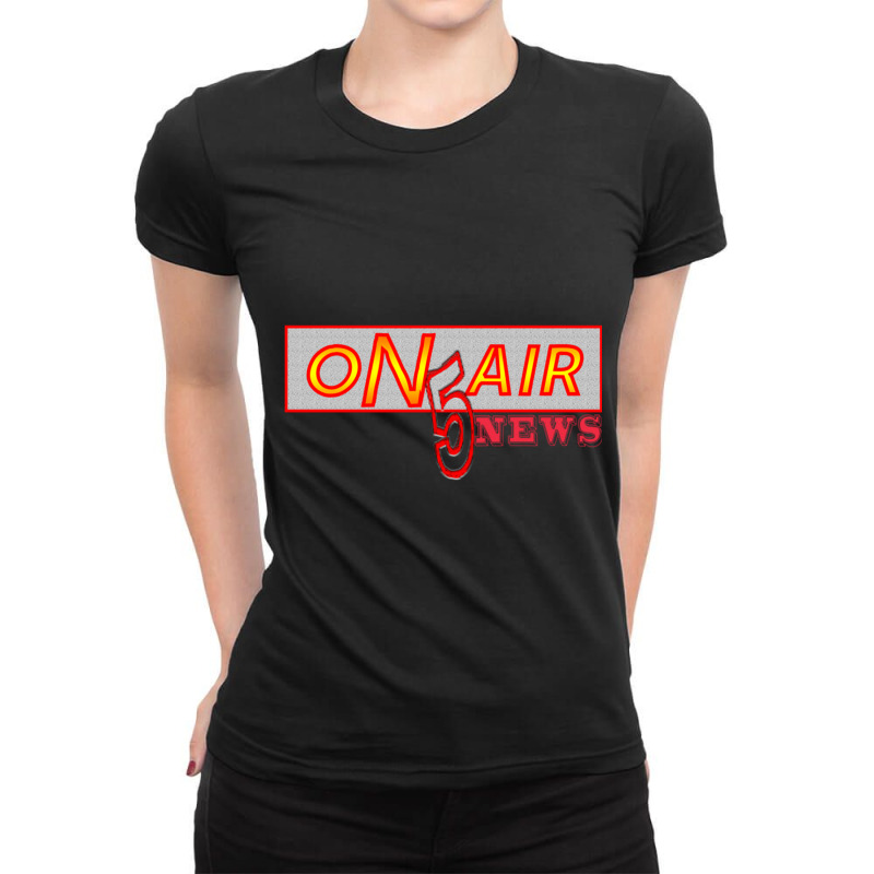 Channel 5 News On Air Ladies Fitted T-Shirt by cm-arts | Artistshot