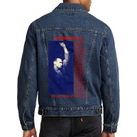 Morrissey Silkscreened 1992 North American Tour Shirt The Smiths (ligh Men Denim Jacket | Artistshot