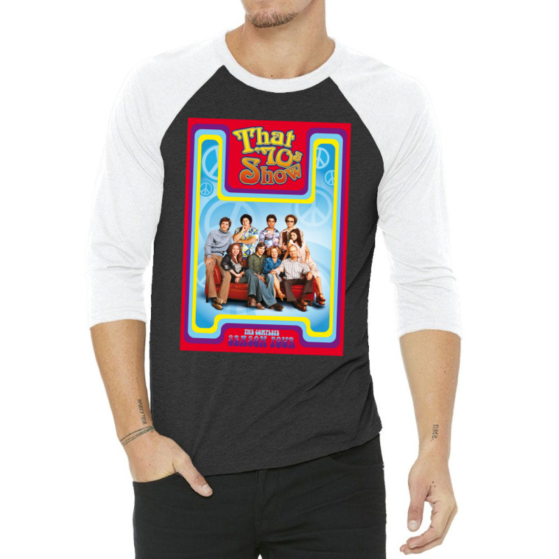 Birthday Gift That 70s Show Tv Show Retro Wave 3/4 Sleeve Shirt by cm-arts | Artistshot