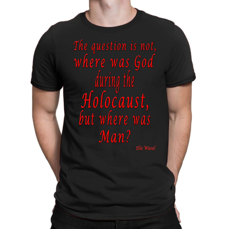 Where Was Man T-Shirt by cm-arts | Artistshot