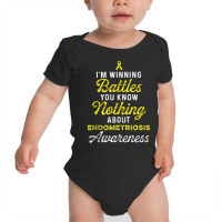 Endometriosis Endo Survivor Know Warrior Tank Top Baby Bodysuit | Artistshot