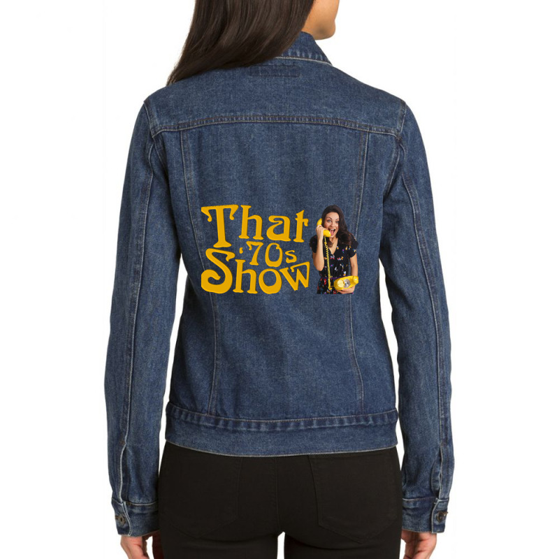 Funny Gift That 70s Show Tv Show Cute Gifts Ladies Denim Jacket by cm-arts | Artistshot