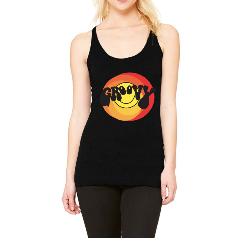 Groovy - Retro Shirt Racerback Tank by cm-arts | Artistshot