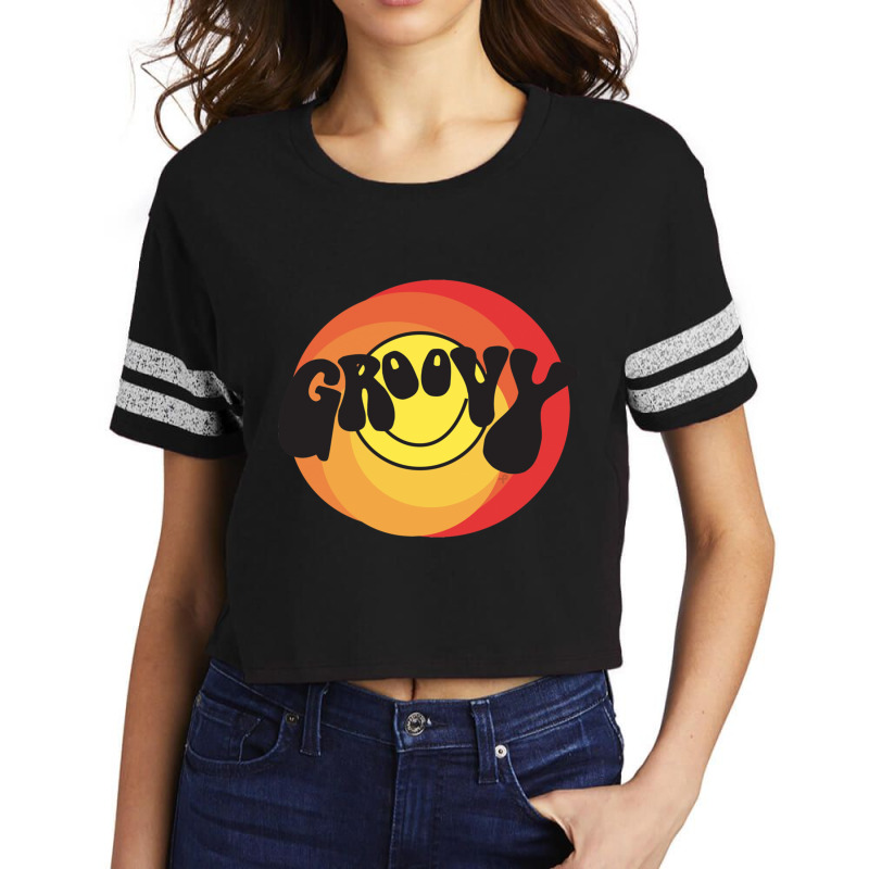 Groovy - Retro Shirt Scorecard Crop Tee by cm-arts | Artistshot