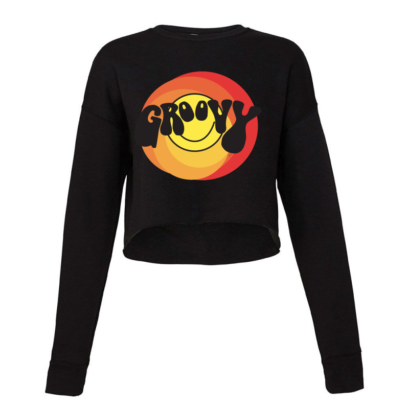 Groovy - Retro Shirt Cropped Sweater by cm-arts | Artistshot