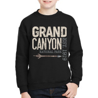 Grand Canyon National Park Established 1919 Youth Sweatshirt | Artistshot