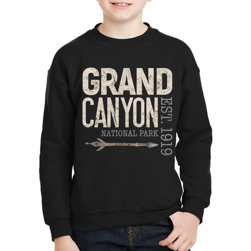 Grand Canyon National Park Established 1919 Youth Sweatshirt by Quick Scully | Artistshot