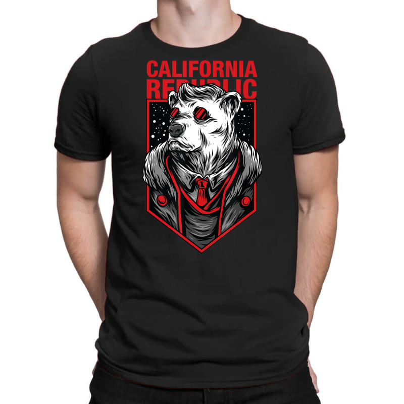 California Republic Bear California Golden State T-Shirt by King Davila | Artistshot