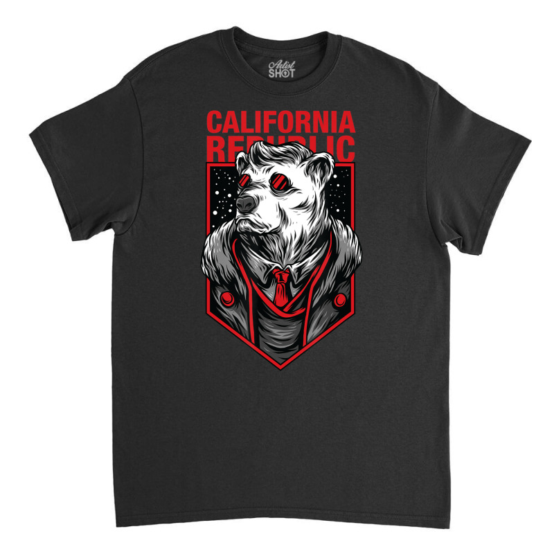 California Republic Bear California Golden State Classic T-shirt by King Davila | Artistshot