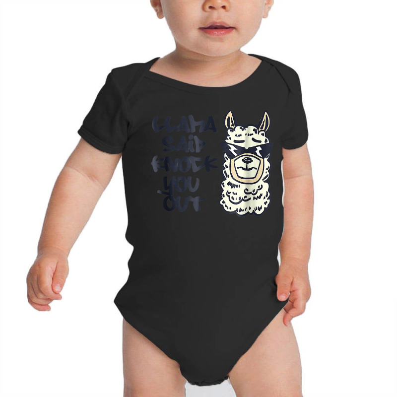 Llama Said Knock You Out Tank Top Baby Bodysuit | Artistshot