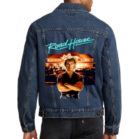 Roadhouse Patrick Swayze Retro 80_s Movie T Shirt Men Denim Jacket | Artistshot