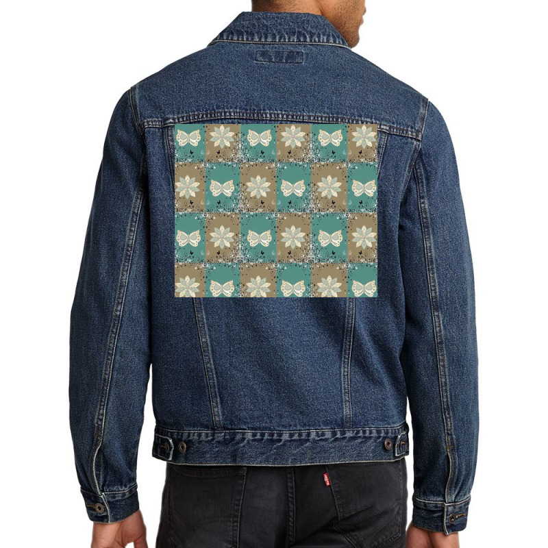 Patterns Abstract Kaleidoscope Swirls Men Denim Jacket by Finchxws | Artistshot