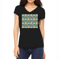 Patterns Abstract Kaleidoscope Swirls Women's V-neck T-shirt | Artistshot