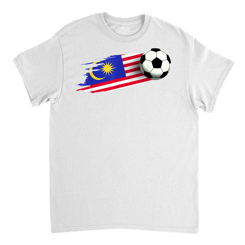 Malaysia Flag Jersey Malaysian Soccer Team Malaysian T Shirt Classic T-shirt by cm-arts | Artistshot