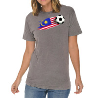 Malaysia Flag Jersey Malaysian Soccer Team Malaysian T Shirt Vintage T-shirt | Artistshot