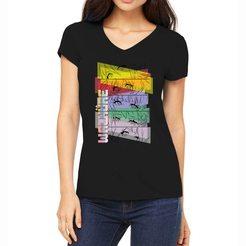 Walkure - Eyes Design  2 Women's V-Neck T-Shirt by cm-arts | Artistshot