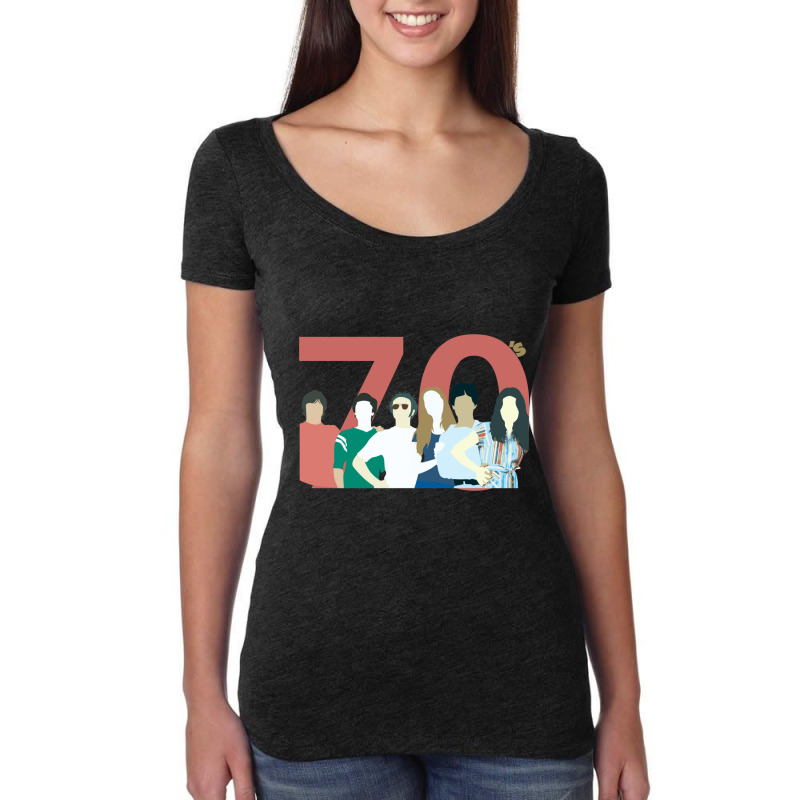 That 70s Show - Retro Look Women's Triblend Scoop T-shirt by cm-arts | Artistshot