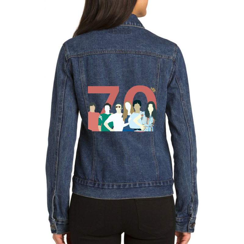 That 70s Show - Retro Look Ladies Denim Jacket by cm-arts | Artistshot