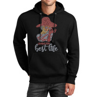 Living My Best Life Woman Rhinestone For Mom Birthday Unisex Hoodie | Artistshot