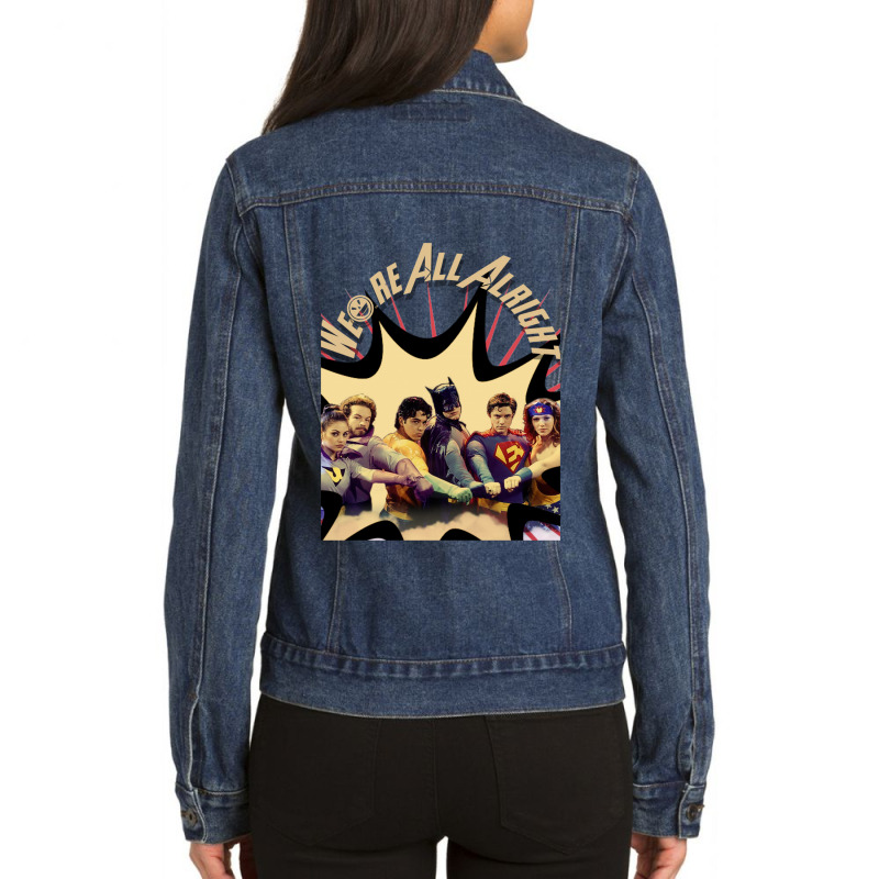 That’s 70s Heroes Ladies Denim Jacket by cm-arts | Artistshot