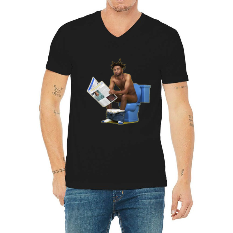 Aminé V-Neck Tee by cm-arts | Artistshot