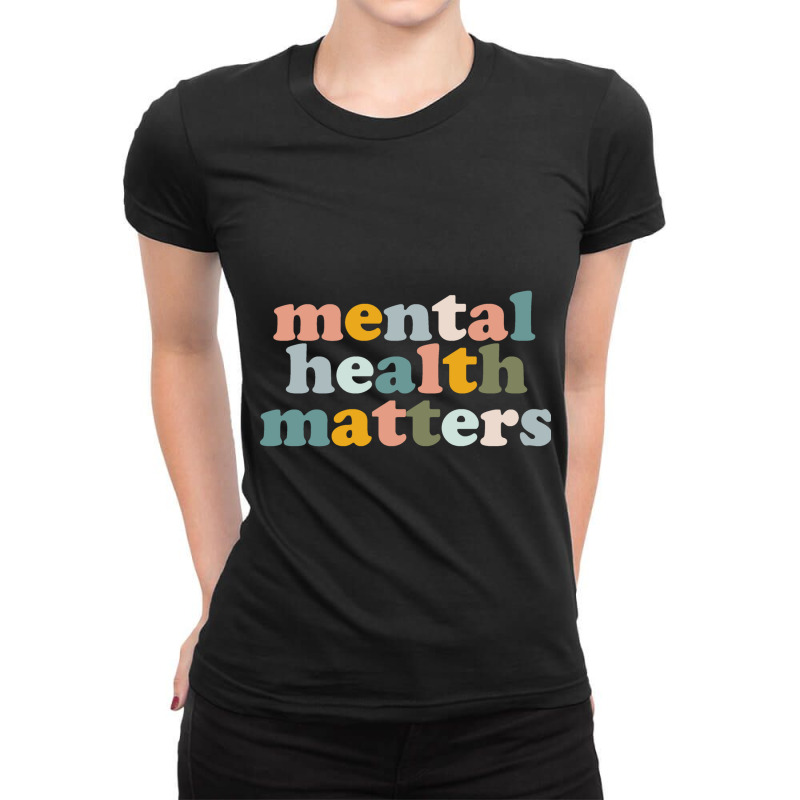 Mental Health Matters Ladies Fitted T-Shirt by cm-arts | Artistshot