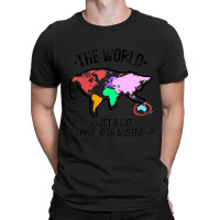 The World Is A Cat Playing With Australia T-shirt | Artistshot