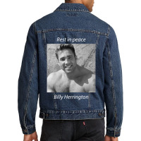 Rest In Peace Billy Herrington Men Denim Jacket | Artistshot