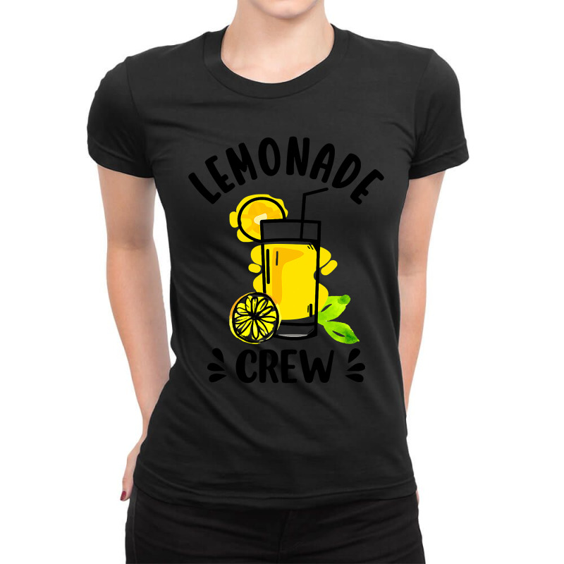 Lemonade Stand Boss Lemon Juice Gift Lemonade Crew Ladies Fitted T-Shirt by CUSER3772 | Artistshot