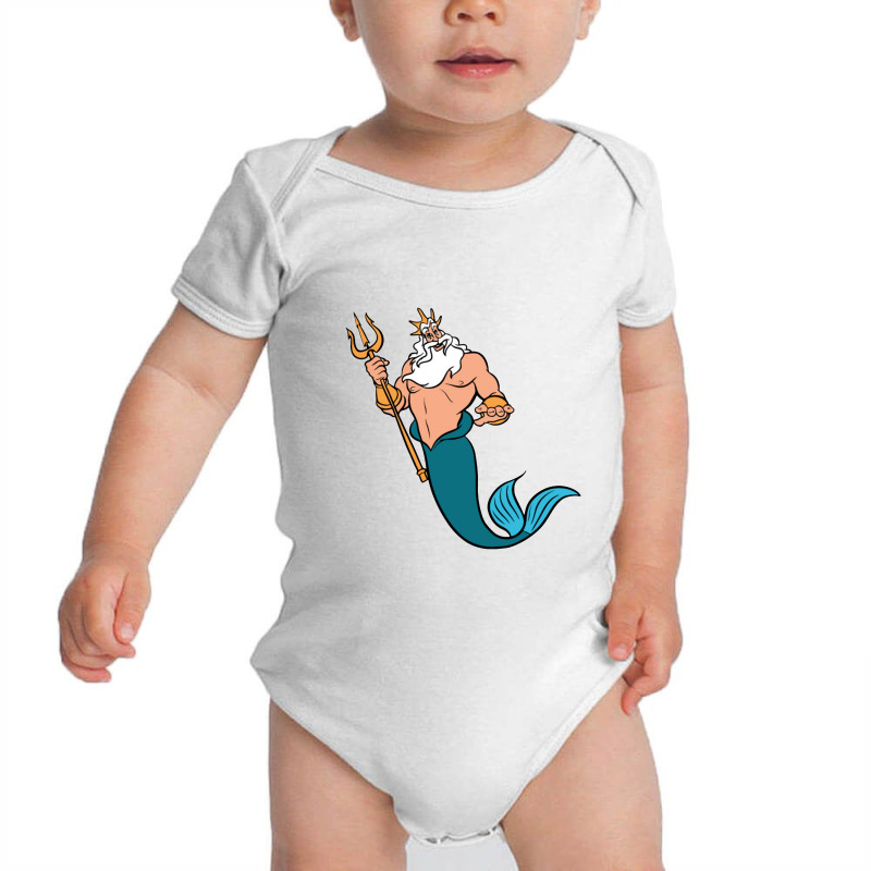 King Triton Baby Bodysuit by semfolan | Artistshot