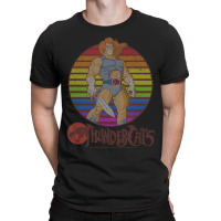 Thundercats Lion-o Rainbow Sunset Poster T-shirt | Artistshot