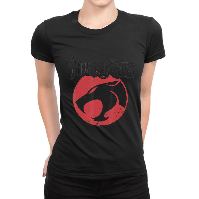 Thundercats Outline Ladies Fitted T-Shirt by Gibbons Washburn | Artistshot