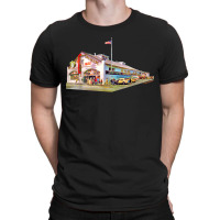 Spag's Shrewsbury Massachusetts Painting Isolated Nostalgia T-shirt | Artistshot