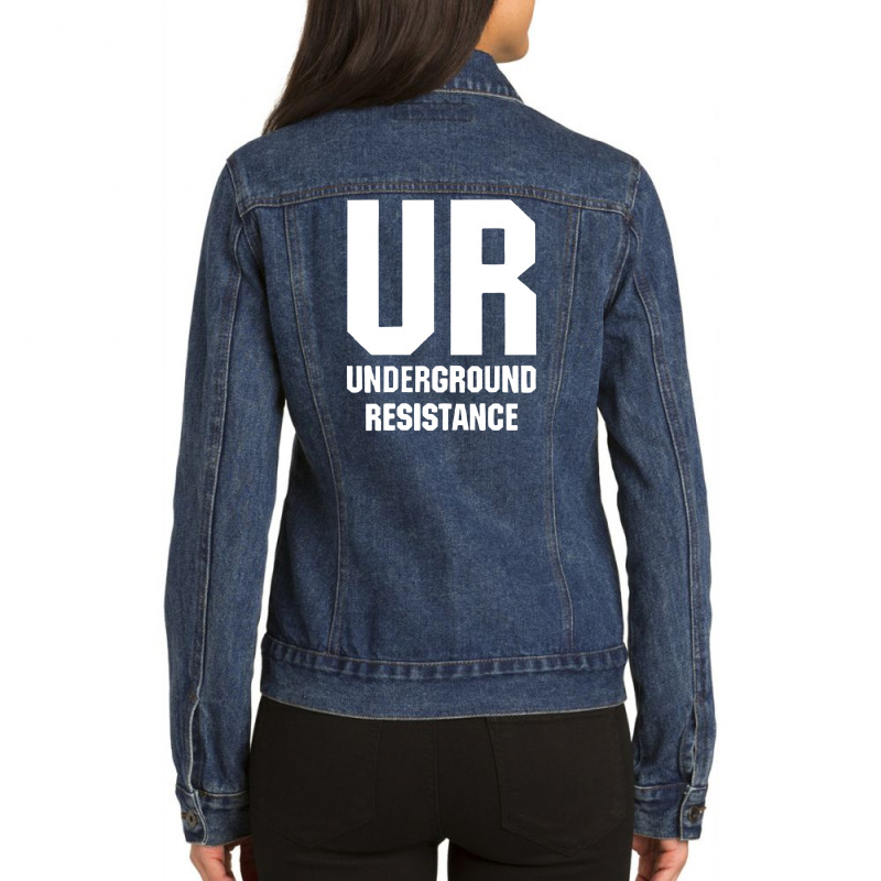 Underground-resistance Ladies Denim Jacket by cm-arts | Artistshot