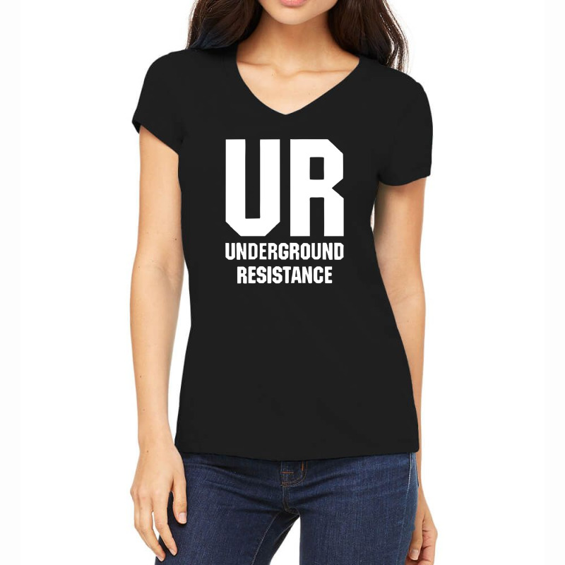 Underground-resistance Women's V-Neck T-Shirt by cm-arts | Artistshot